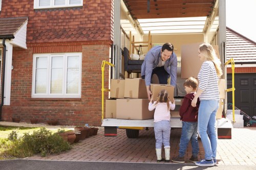 Man and van service helping with a local move in Clapham