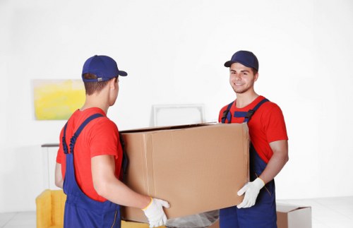 Moving day preparation for furniture removals in Clapham