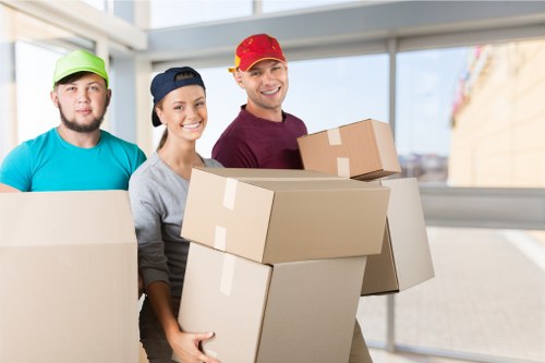 Customer raising a service complaint during a removals process