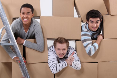 Commercial office furniture removals setup in Clapham