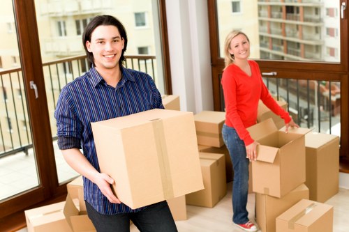 Variety of packing materials and cardboard boxes for relocation in Clapham