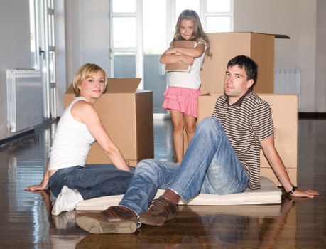 Moving boxes and household goods arranged for a Clapham removals service